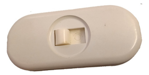 Ficha Tecla Velador Interruptor Torpedo Origen Italiano Color Blanco