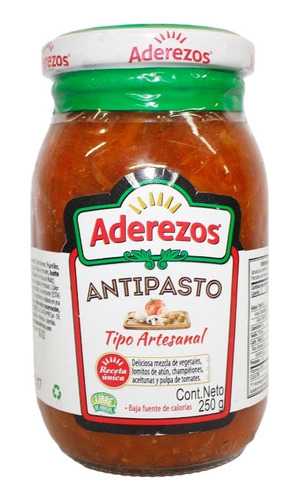 Antipasto Frasco 250g Aderezos - g a $65