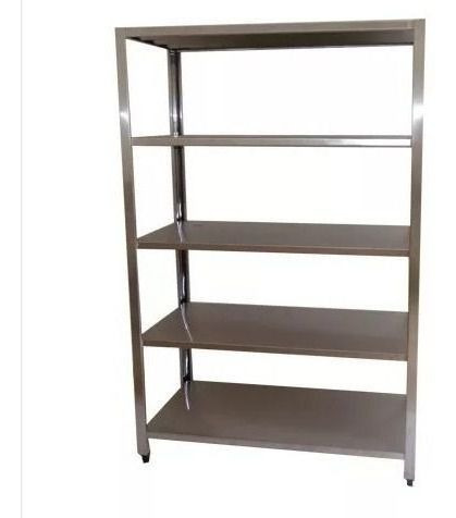 Imagem 6 de 9 de Prateleira Em Aço Inox 1150 X 320 X 1600mm 4 Planos Reforçad