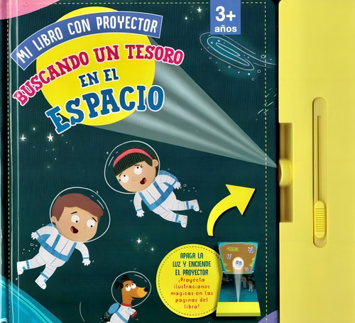 Mi Libro Con Proyector Buscando Un Tesoro En El Espacio, De Aa.vv. Editorial Edibook En Español