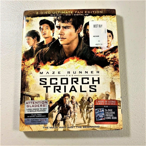  Blu-ray:   Maze Runner The Scorch Trials