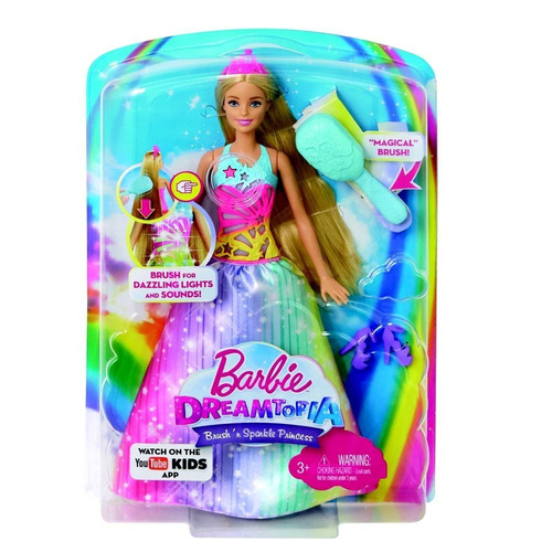 Barbie Dreamtopia Cabelos Magicos Frb12 Mattel