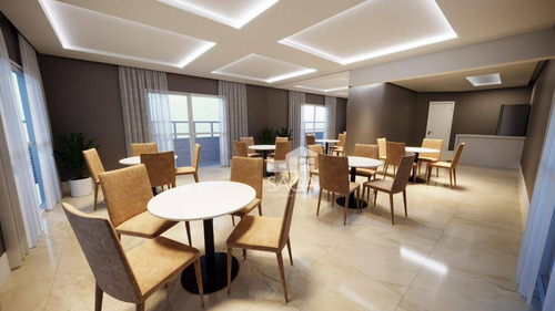 Imagem 25 de 30 de Financiamento Direto! Apartamento Com 1 Dormitório À Venda, 53 M² Por R$ 298.928 - Vila Guilhermina - Praia Grande/sp - Ap3720