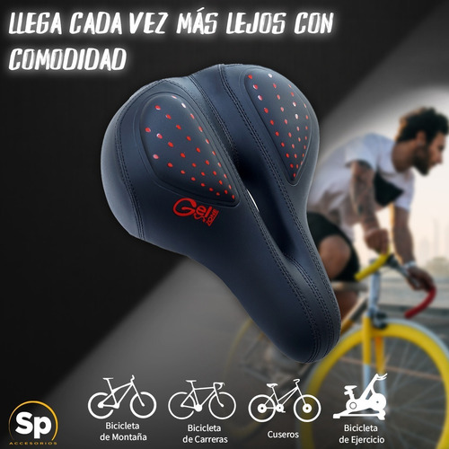 Asiento Para Bicicleta De Paseo De Dama Diseño Amplio