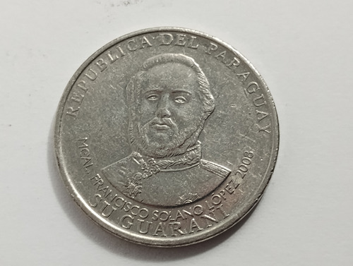 Moeda 1 Mil Guaranies 2008 Paraguay Mbc (Usado)