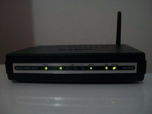 Modem Dsl 2640b Adsl 2 Speedy E Outros Roteador Wireless Cor Preto