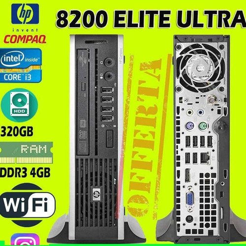 Imagen 2 de 6 de Computadora Hp Compaq Core I3 8200 Ultra Con Pantalla St