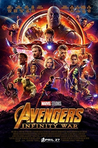 Infinity War Poster De La Película 2018 Ci Los Vengadores 