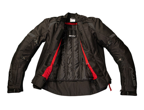 Imagen 3 de 8 de Campera Moto Stav Core Protection Abrassion Control