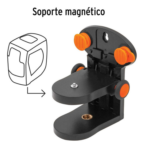 Nivel láser verde con alcance de 20 m Horizontal + Vertical Truper 17078