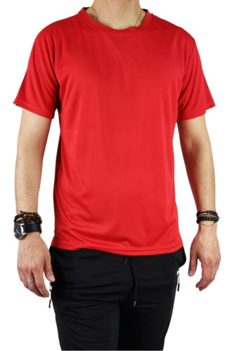 Polera Deportiva Hombre. Camiseta Lisa. Colores. 341 Ff