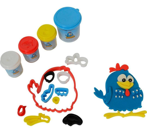 Playset Galinha Pintadinha Massinha 24 Potinhos