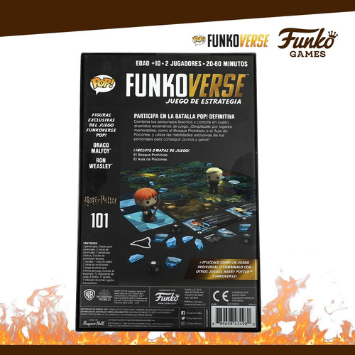 Funko Pop Harry Potter Expansion Funkoverse Juego De Mesa
