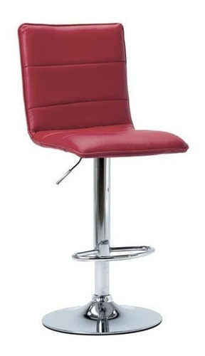Imagen 5 de 5 de Taburete Silla Multifunción Forro De Cuero Para Bar, Cocina.