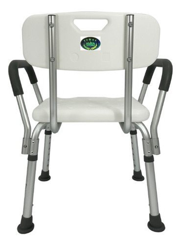 Silla Baño Respaldo Brazos Banco Ducha Antiderrapante 3en 1