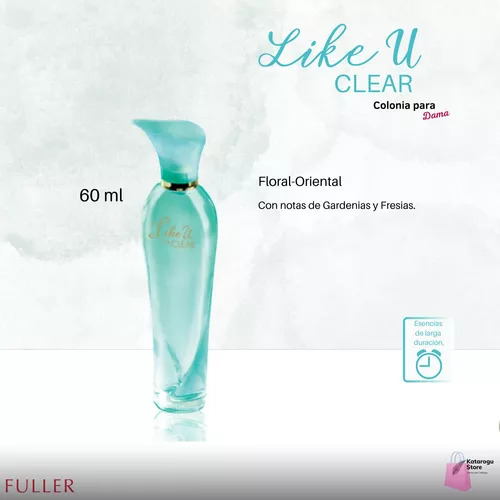 Perfume Like U Clear Fuller 60 Ml Armand Dupree Dama
