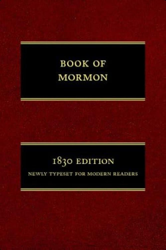 The Book Of Mormon: 1830 Edition, Newly Typeset For Modern Readers, De Smith, Joseph. Editorial Oem, Tapa Blanda En Inglés
