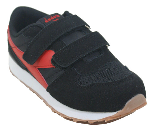 Zapatilla Diadora Camaro Negro/rojo Bebe Deporfan 