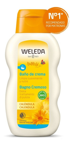 Imagen 1 de 8 de Baño De Crema De Caléndula Weleda Apto Vegano Local Maminia