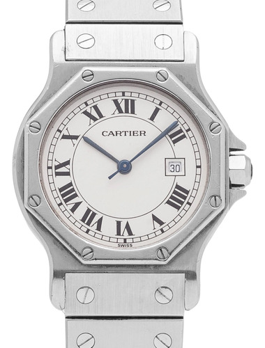 Eslabon Para Reloj Cartier Santos Octagonal Acero  13mm