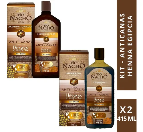 Tio Nacho Shampoo Y Acondicionador Anti- Canas 415 Ml
