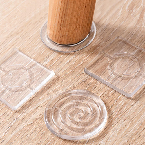 2 X 2x4 Almohadillas De Silicona Para Patas De 2 Piezas