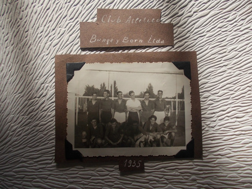 8131 Bunge Y  Born- Lote 8 Fotos Jugadores Club 1935/1944