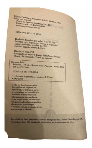 Libro Cuento Bestiario De Julio Cortázar