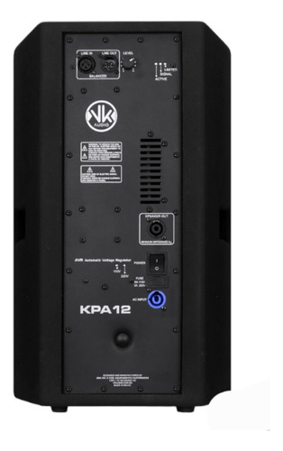 Caixa Ativa Vk Audio Kpa 12 2 V Ti 500 W Rms Bivolt 110/220v