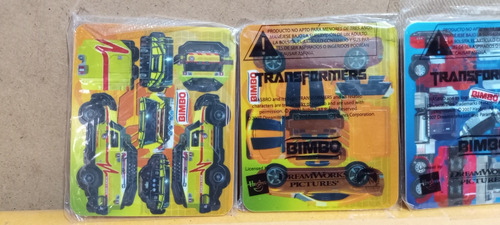 Armables Bimbo Transformers 2007 Colección Completa (Usado)