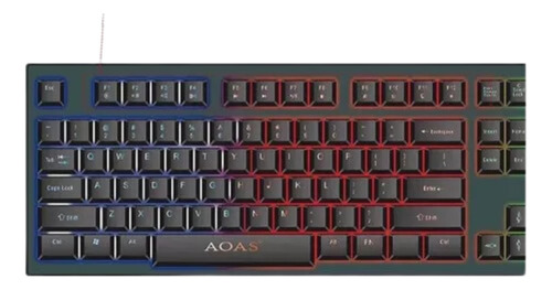 Teclado Semi Mecânico Gamer Rgb Usb Gaming Keyboard M-800