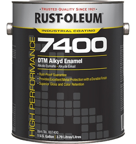 Rustoleum 7400 Esmalte Anticorrosivo Amarillo Segurid 3,78 L