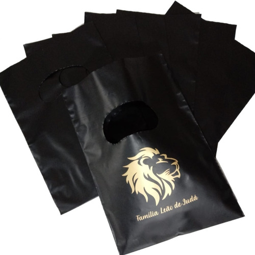 Sacola Plástica Personalizada 16x22 (0,12) Promoção 250 Unid