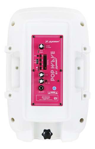 Bocinapop Wave Bafle Amplificado 8 20 000w P.m.p.o Backpack Color Blanco