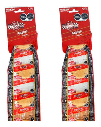 2 Pack - Paleta Coronado Grande 10 Piezas