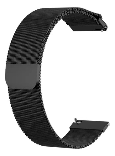 Pulseira Para Amazfit Gts 2 Mini Fashion Pulseira Milanese Cor Preto