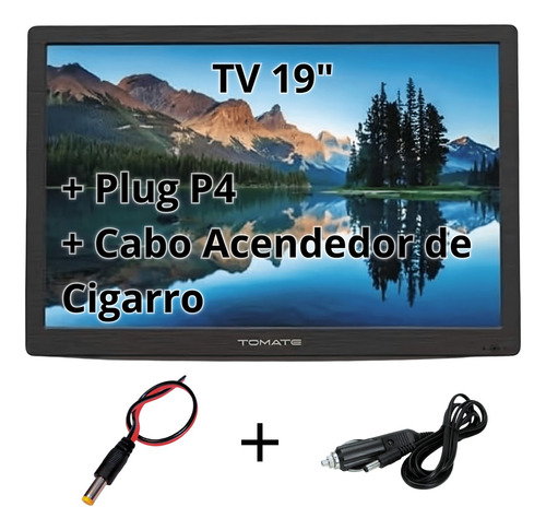 Tv 19  Televisor Digital Barco Caminhao Onibus 12volt 