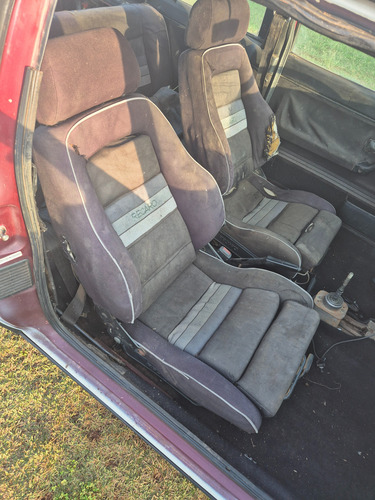 Jogo De Banco Recaro Gol Gts 88/90 Preto (Usado)