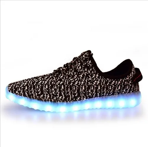 Tenis Led Zapatos Luminosos Luces Colores Hombre Mujer Shoe