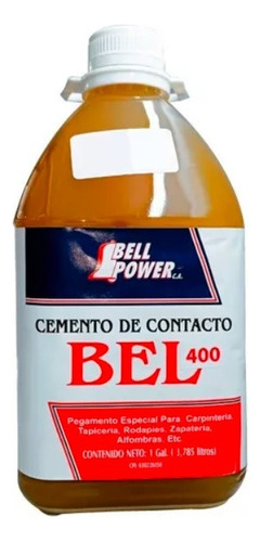 Bell Power - Cemento De Contacto Bel 400 ( Galón 5 Litros )