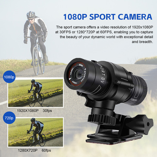 . Videocámara Con Cámara De 120°, Impermeable, Ángulo De