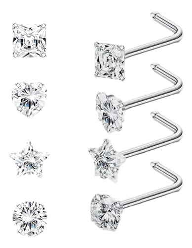 Anillo De Nariz De Perno De Nariz De Diamantes De Imitación