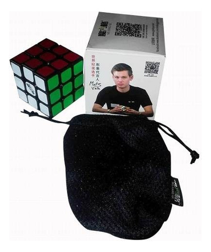 Cubo 3x3 Juego Mental Rubik Ref 394-10 Mo Fang Ge Speed Color de la estructura Negro