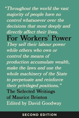 For Workers' Power : The Selected Writings Of Maurice Bri...