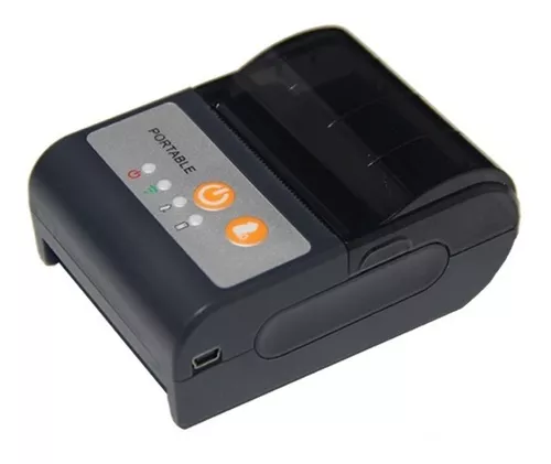 Impresora Térmica Portátil 58mm Bluetooth Teléfono Comandera Color Negro