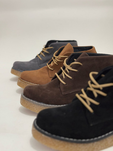 Botas Botitas Simil Gamuza Delaposta Dama Comodas Invierno