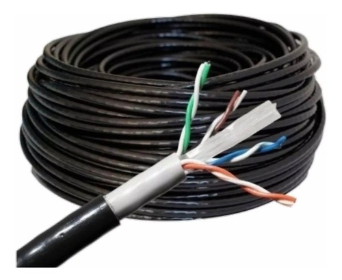 Cable Utp Cat6 Internet Exterior 100mts Redes Lan 