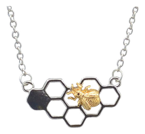 Collar Moderno Con Colgante En Forma De Panal De Abeja En Fo