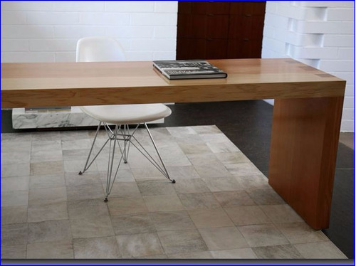 Alfombra Cuero 1.8 X 2.4 M Marron