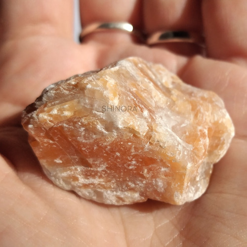 Calcita Naranja En Bruto Piedra Semipreciosa - Shinora